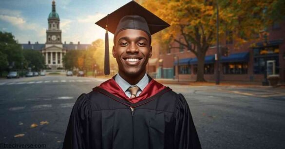 Portrait symbolizing Robert DeShaun Peace’s dual life between Yale and Newark before his tragic murder.