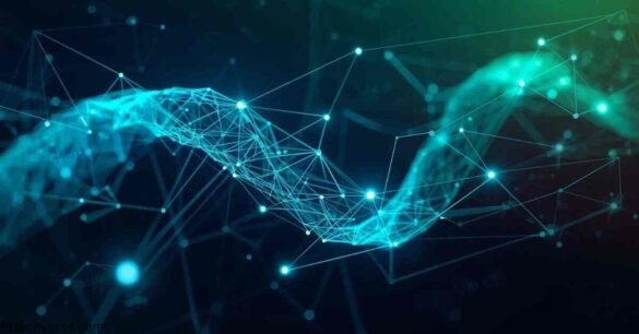 Abstract futuristic digital framework symbolizing adaptability, innovation, and sustainable growth in Cyanjfuh Mfregfoh.